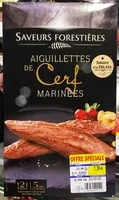 Mängden socker i Aiguillettes de Cerf marinées + sauce à la truffe