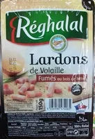 Mängden socker i Lardons de volaille fumés au bois de hêtre