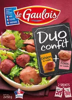 Mängden socker i Mon Duo Confit Gésiers de volaille + Foies de volaille