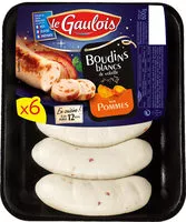 Mängden socker i Boudins Blancs aux Pommes Caramélisées x6