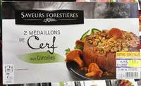 Mängden socker i 2 Médaillons de Cerf aux Girolles