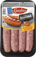Mängden socker i saucisses de poulet