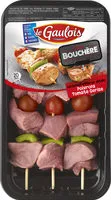Mängden socker i brochettes trad de dinde tomates-poivrons