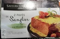 Mängden socker i 2 Pavés de Sanglier marinés à la Moutarde
