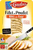 Mängden socker i filet de poulet coupé aux couteaux rôti au four