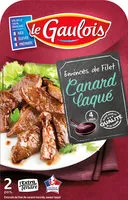 Mängden socker i émincés de filet de canard laque