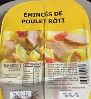 Mängden socker i Eminces de poulet roti