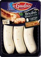 Mängden socker i Boudins Blancs aux oignons confits x3