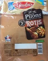 Mängden socker i Pilons de poulet rotis