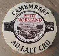 Mängden socker i Camembert Petit Normand (45% MG) au lait cru