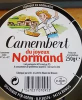 Mängden socker i Camembert Du Joyeux Normand