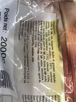 Mängden socker i 40 croissants crus