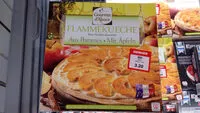 Mängden socker i Tarte Flambée Alsacienne aux Pommes, surgelée