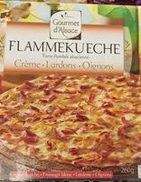 Mängden socker i Tarte flambée alsacienne