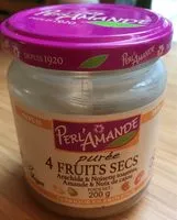 Mängden socker i Purées 4 Fruits Secs