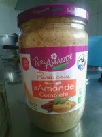 Mängden socker i Purée crue d'amande complète 630G