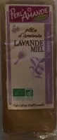 Mängden socker i Pâte d'amande lavande miel 250g