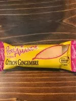 Mängden socker i Barre Pâte d’amande citron gingembre