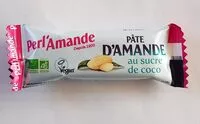 Mängden socker i Pâte d'amande au sucre de coco