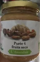 Mängden socker i Purée 4 fruit sec