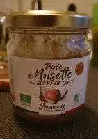 Mängden socker i Purée de Noisette au Sucre de coco
