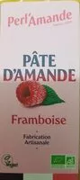 Mängden socker i Pâte d'amande Framboise
