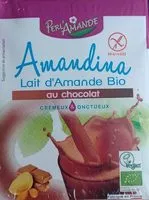 Mängden socker i Perl'amande Amandelmelk Chocolade Glutenvrij Bio 3X200ML