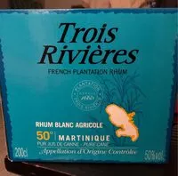 Mängden socker i Rhum Trois Rivières