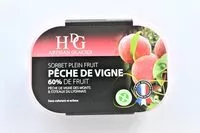 Mängden socker i Sorbet Pêche de Vigne