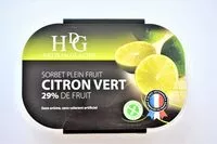 Mängden socker i Histoires de glaces Sorbet citron vert
