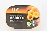 Mängden socker i Sorbet plein fruit ABRICOT, 60% de fruit