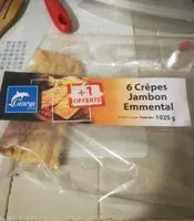 Mängden socker i Crêpes jambon emmental