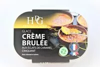Mängden socker i Glace Crème Brûlée aux éclats de caramel craquant