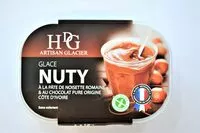 Mängden socker i Glace NUTY à la pâte de noisette & au cacao