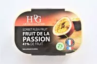 Mängden socker i Sorbet plein fruit FRUIT DE LA PASSION, 41% de fruit