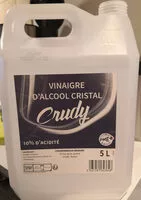 Mängden socker i vinaigre d'alcool cristal
