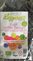 Mängden socker i Fusilli lentille beluga