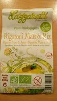 Mängden socker i Rigatoni Maïs et Riz