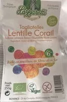 Mängden socker i Tagliatelles lentille corail