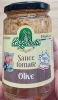 Mängden socker i Sauce tomate Olive bio