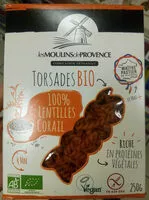 Mängden socker i Torsade 100% lentilles corail Bio