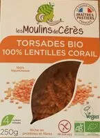 Mängden socker i Torsades bio 100% lentilles corail