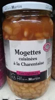 Mängden socker i Mogettes Cuisinées à la Charentaise