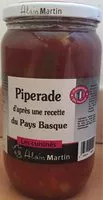 Mängden socker i Martin piperade d'apres une recette basque