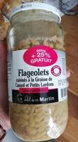 Mängden socker i Flageolets