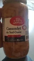 Mängden socker i Cassoulet du sud ouest