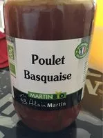 Mängden socker i Poulet basquaise bio