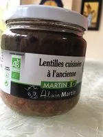 Mängden socker i Lentilles cuisinées à l'ancienne