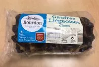 Mängden socker i Gaufres liégeoises Bourdon