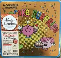 Mängden socker i Gaufres fines .Pur beurre à la saveur vergeoise